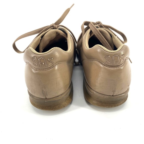SAS Free Time Tan Leather Comfort Walking Shoes Women 6 Narrow Diabetic Friendly - Picture 4 of 7